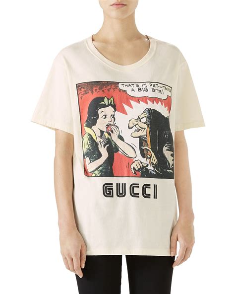 gucci snow white tee|Gucci t shirt sale.